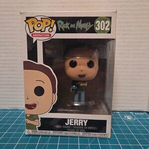 Funko POP Animation Rick and Morty Jerry 302 Vinyl Figure